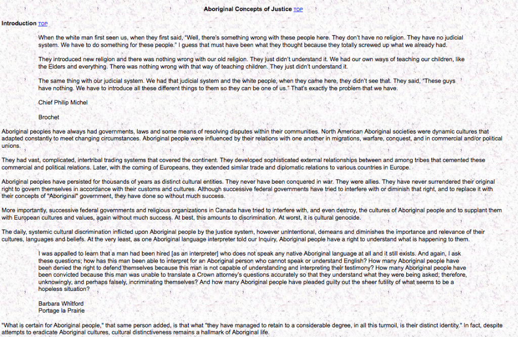 canadian justice system essay