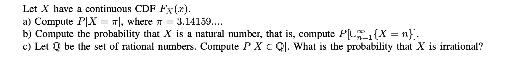 Cdf Question Examples Solved Answer the question below: For example, CDF for | Chegg.com