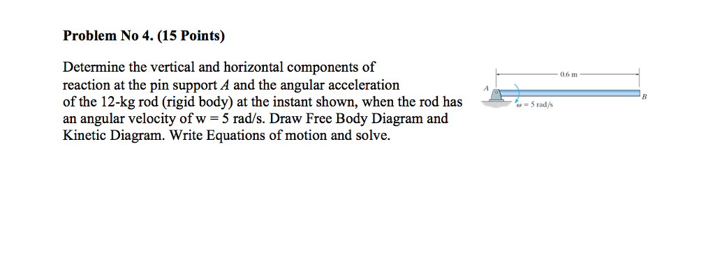 Solved Problem No 4. (15 Points) Determine the vertical and | Chegg.com