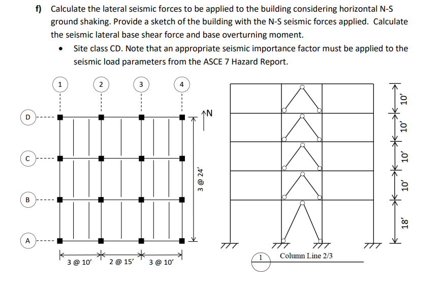 Solved For “The lateral force resisting system consists of