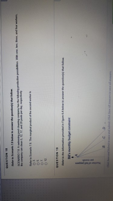 Solved QUESTION 18 Refer to Scenario 7.8 below to answer the | Chegg.com