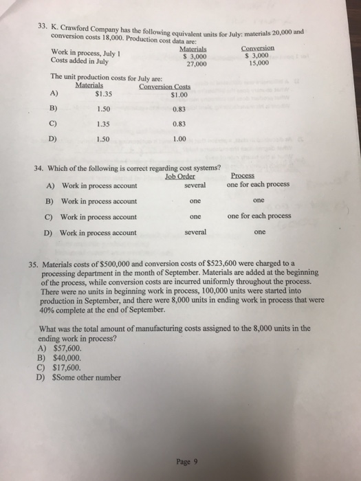 Solved 29. The primary benefit of ABC is it provides (choose | Chegg.com