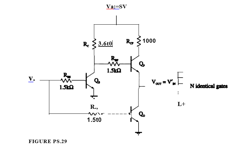 5.37) Find the average power dissipation for the RTL | Chegg.com