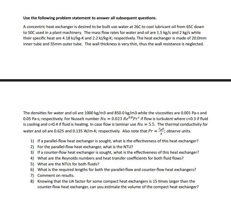 Solved Use the following problem statement to answer all | Chegg.com