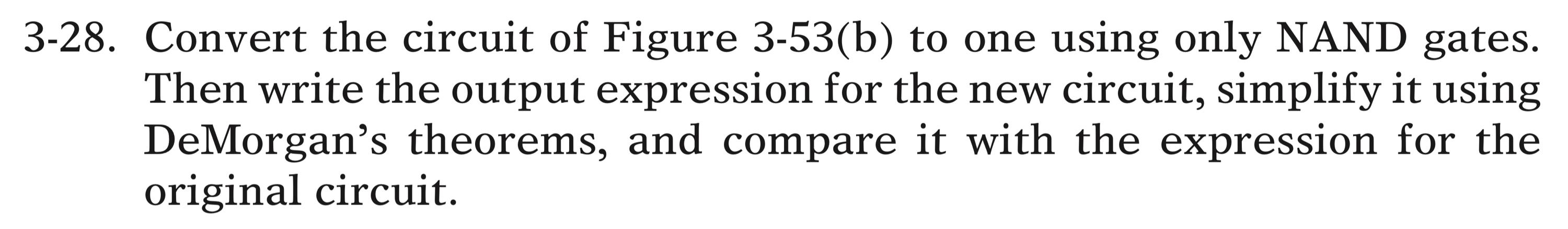 Solved 3-28. Convert The Circuit Of Figure 3-53(b) To One | Chegg.com