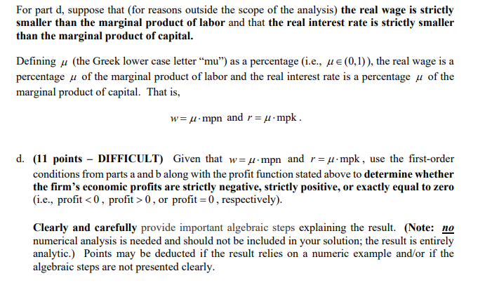 Problem 4 Firms Profit Maximization And Economi Chegg Com