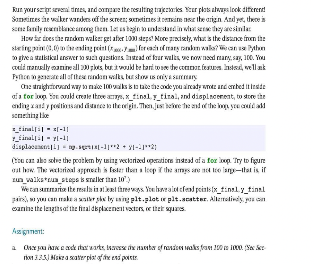 Solved Run your script several times, and compare the | Chegg.com