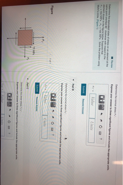Solved Determine the normal stress σ Express your answer to | Chegg.com