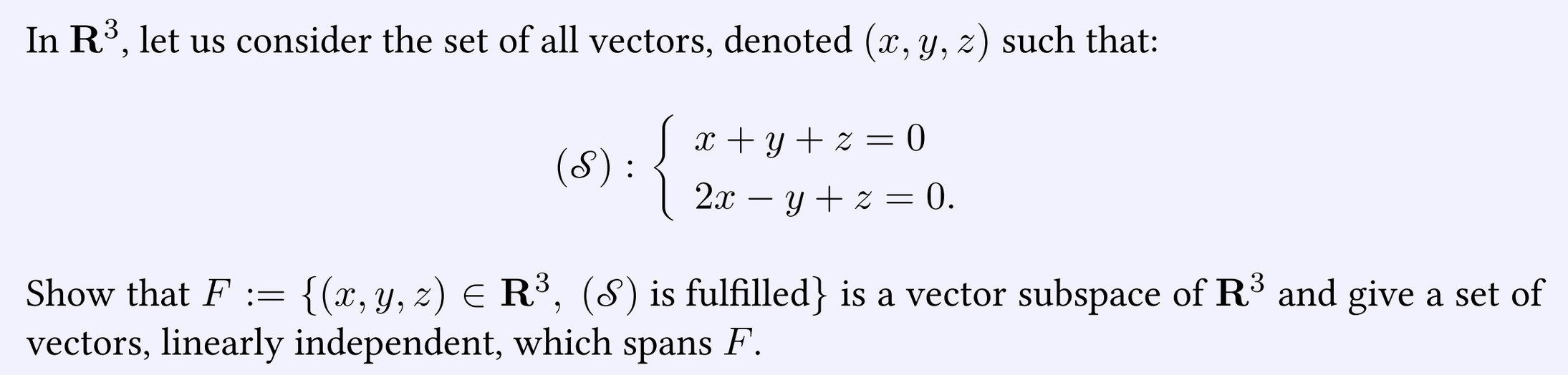 Solved In R3, let us consider the set of all vectors, | Chegg.com