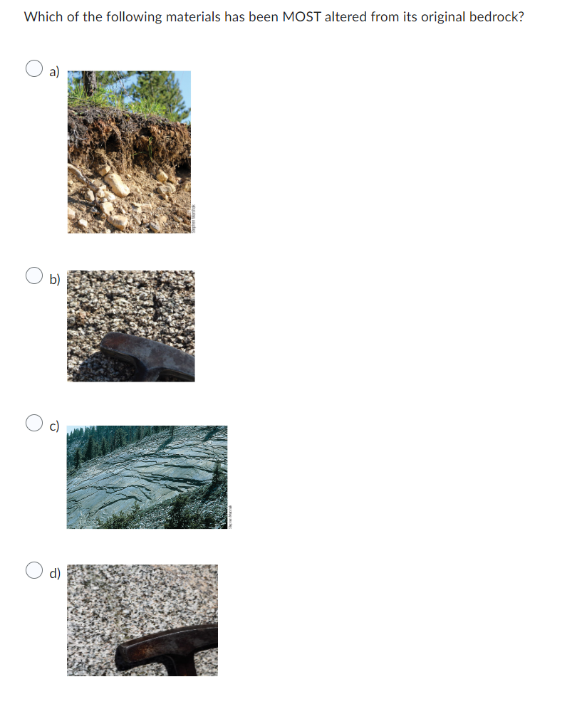 Solved Which of the following materials has been MOST