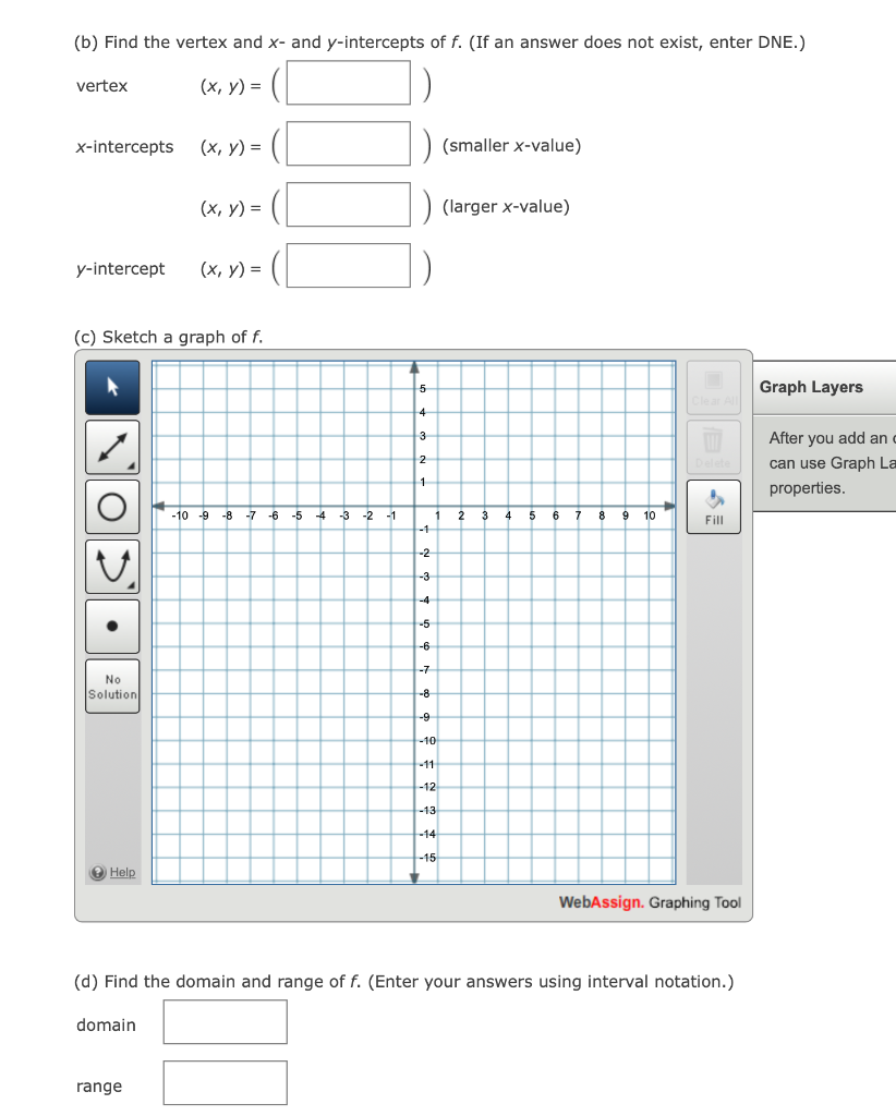 Solved A Quadratic Function Fis Given F X X2 4x 1