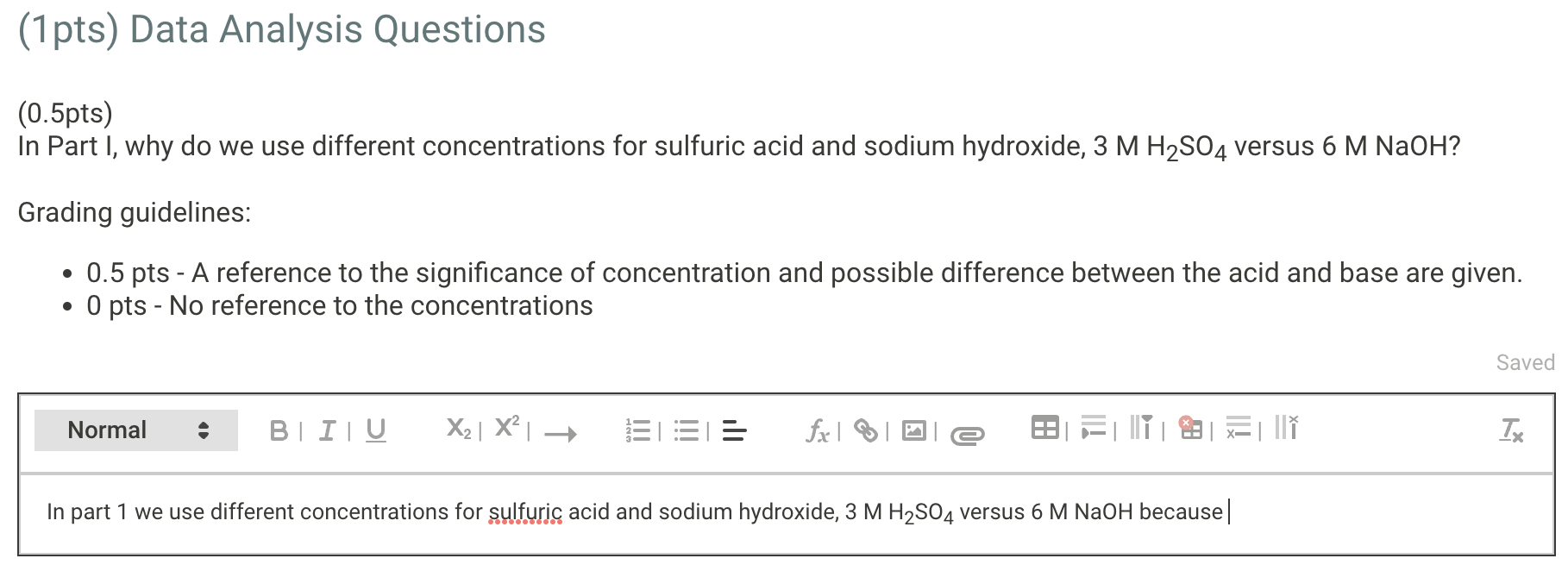 Solved (1 pts) Data Analysis Questions (0.5pts) In Part I, | Chegg.com