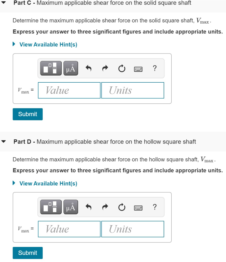 Solved Learning Goal: To determine the maximum shear force | Chegg.com