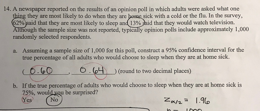 Solved A Newspaper Reported On The Results Of An Opinion Chegg Com