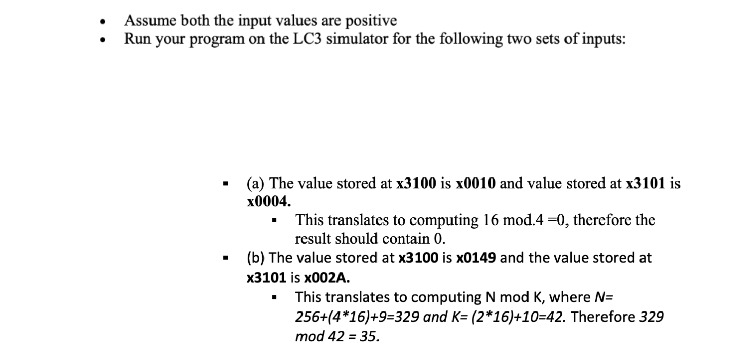 Question 4: In this question you will write an LC3 | Chegg.com