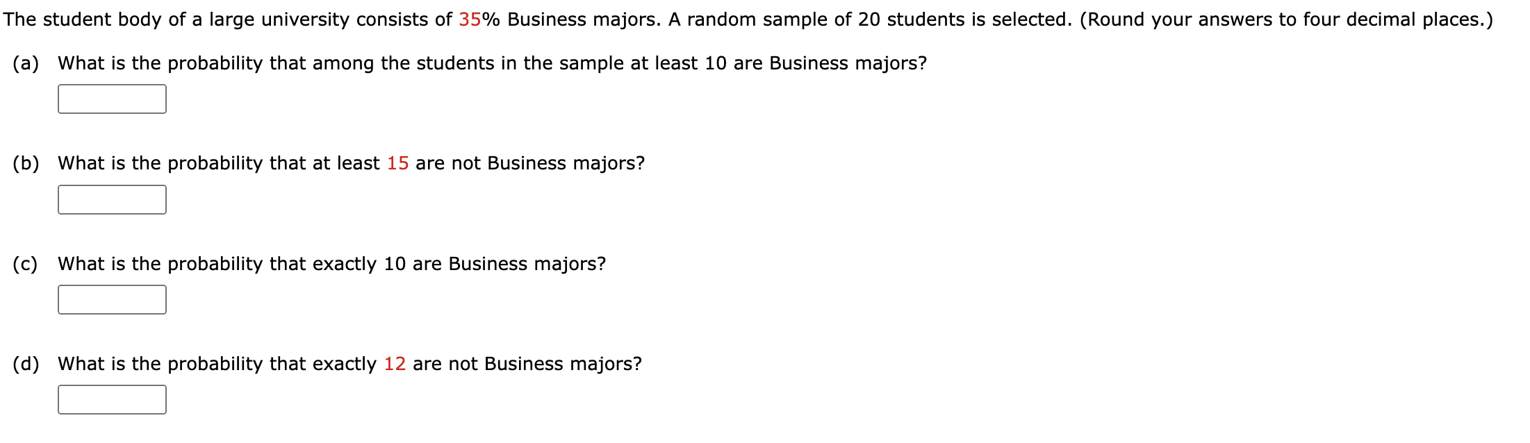 Solved The Student Body Of A Large University Consists Of Chegg