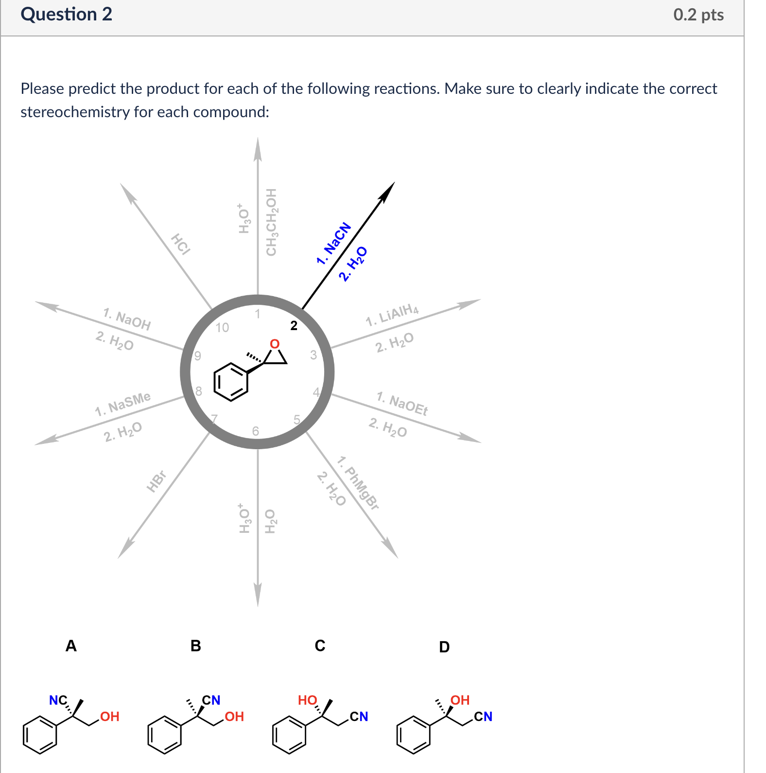 Solved Please Predict The Product For Each Of The Following | Chegg.com