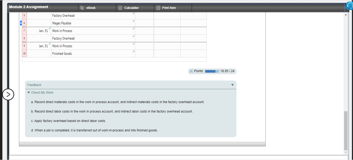 module assignment calculator