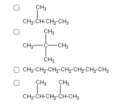 Solved Which of the following have the same molecular | Chegg.com