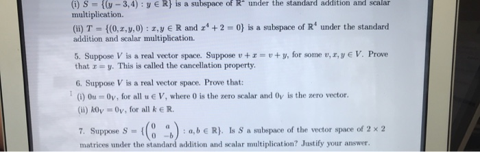 Solved 1. In each case below, state whether the statement is | Chegg.com
