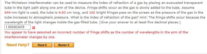 Solved The Michelson interferometer can be used to measure | Chegg.com