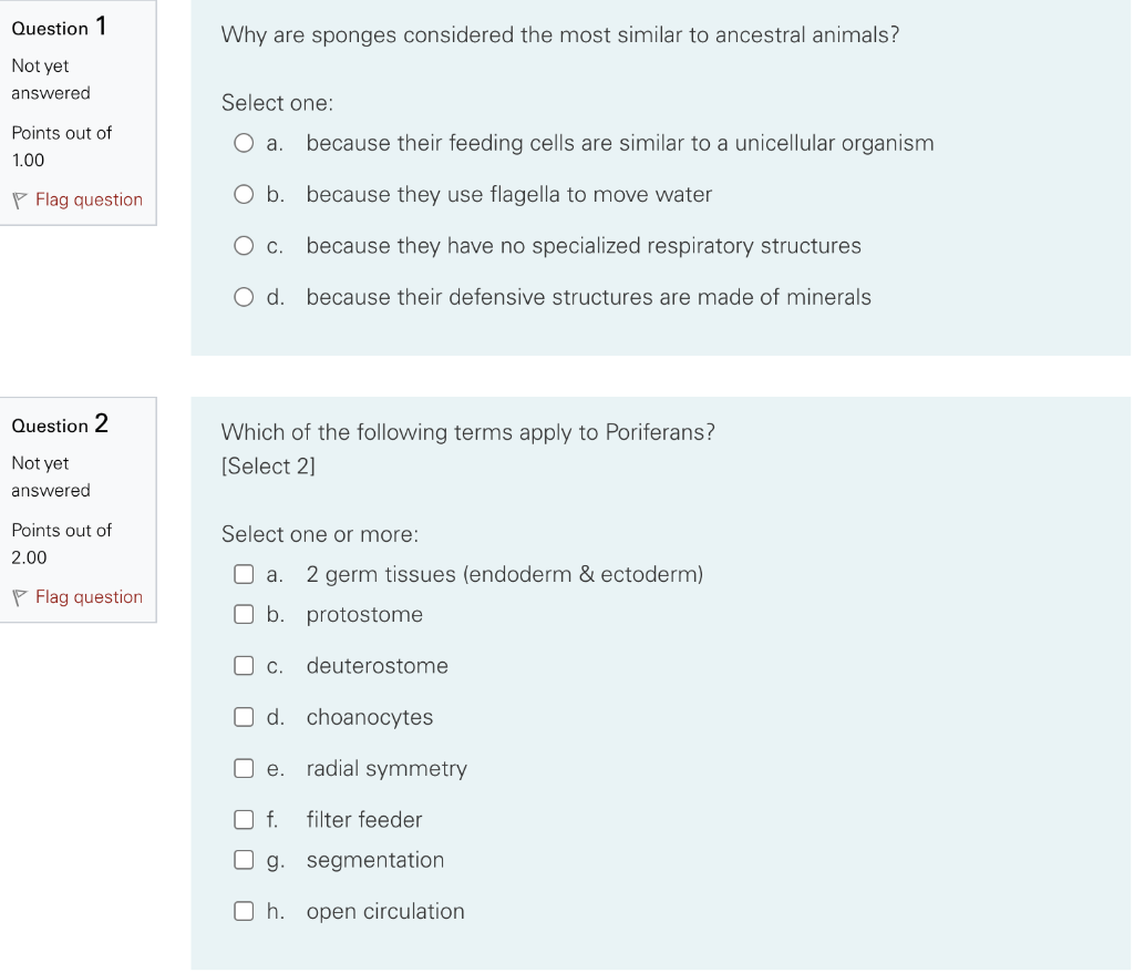 solved-why-are-sponges-considered-the-most-similar-to-chegg