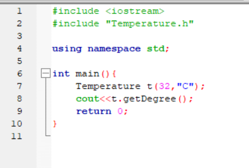 Solved In class we have been developing our first C++ class | Chegg.com