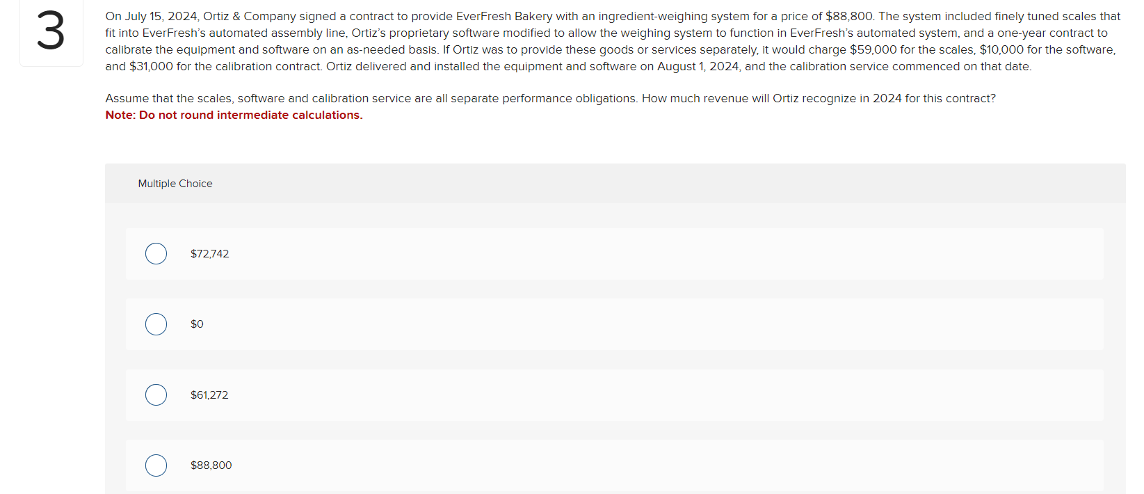 Solved On July 15,2024 , Ortiz \& Company signed a contract