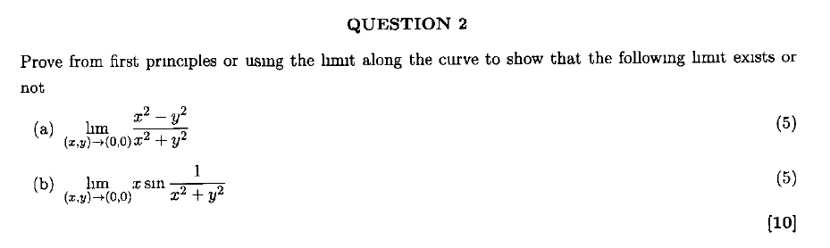 Solved QUESTION 2 Prove from first principles or using the | Chegg.com