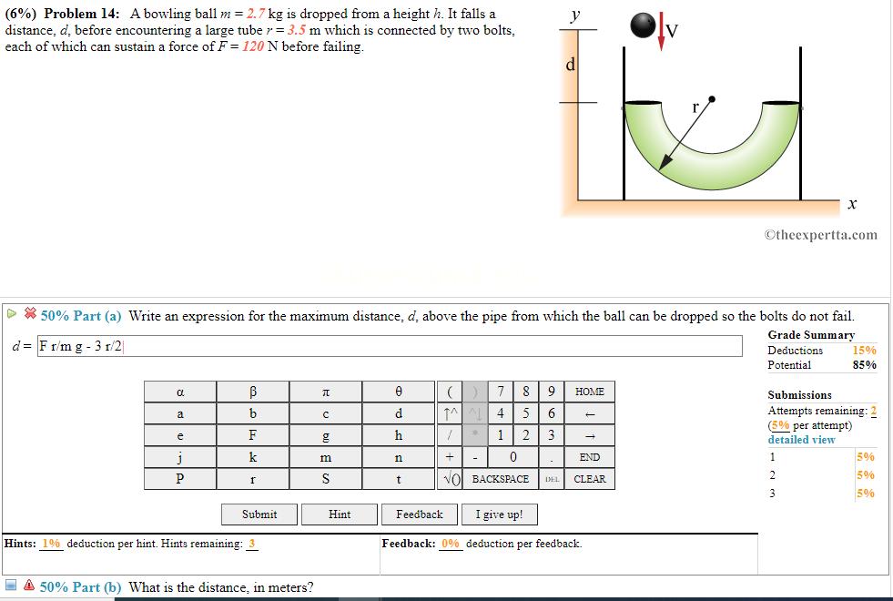 Solved Please Do Both Parts Of The Question And Show Your Chegg Com