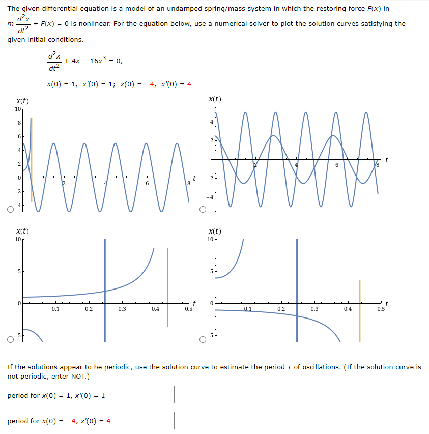 Solved The given differential equation is a model of an | Chegg.com
