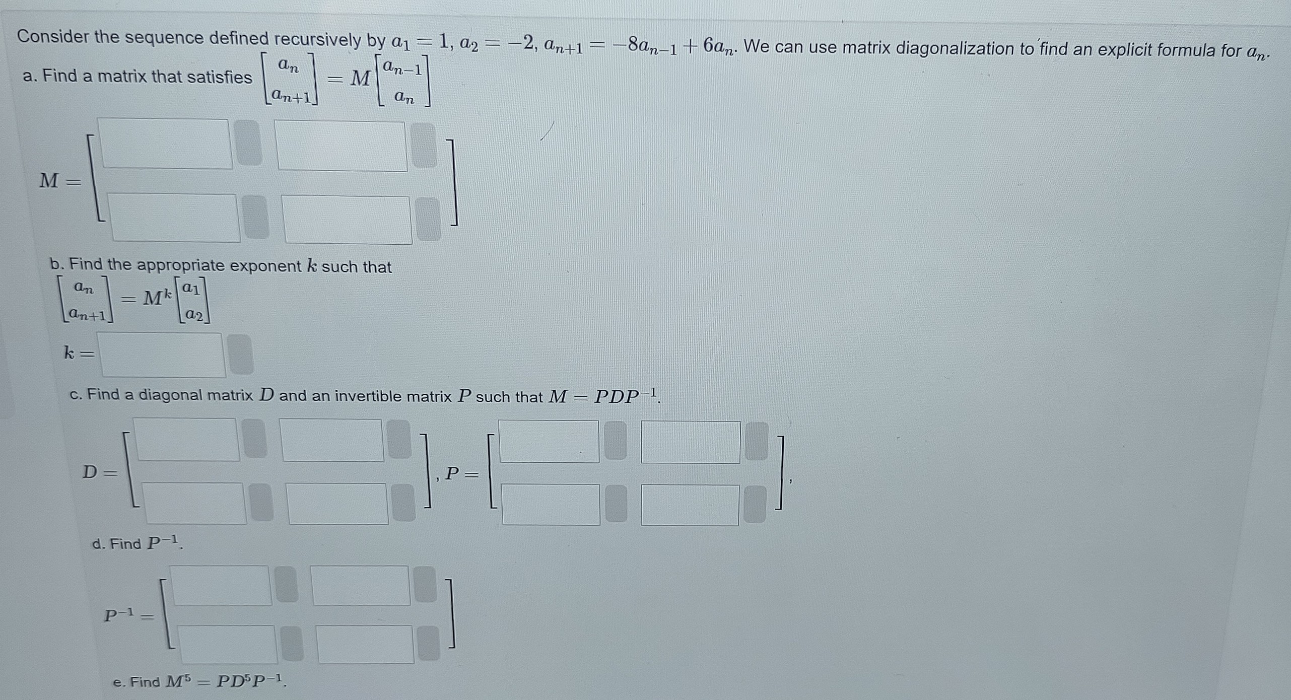 Solved Consider The Sequence Defined Recursively By 9885