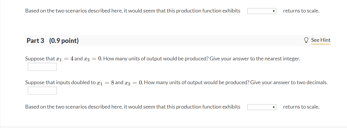 Solved 13 Question (2 points) e See page 362 Suppose that a | Chegg.com
