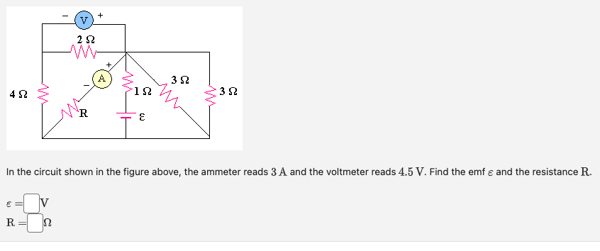 Solved In the circuit shown in the figure above, the ammeter | Chegg.com