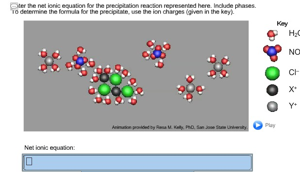 Solved ter the net ionic equation for the precipitation | Chegg.com