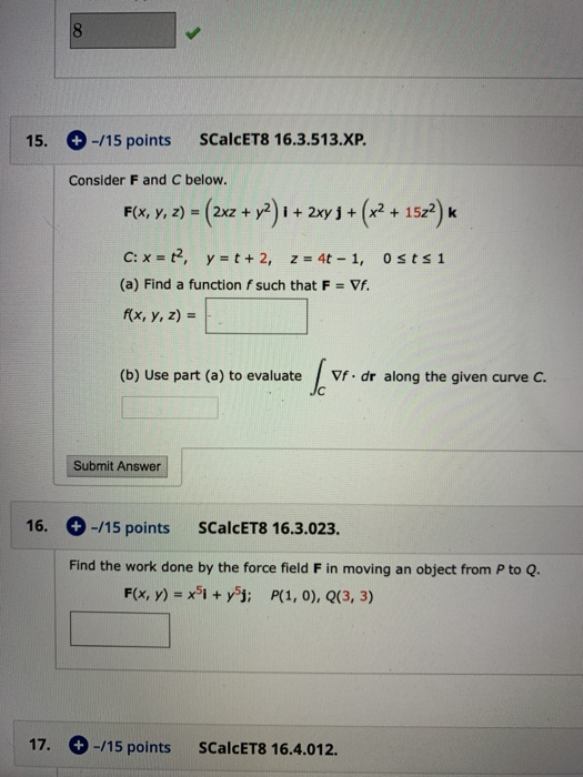 Solved 15 115 Points Scalcet8 16 3 513 Xp Consider F A Chegg Com Solved 15 115 Points Scalcet8 16 3 513 Xp Consider F A Chegg Com