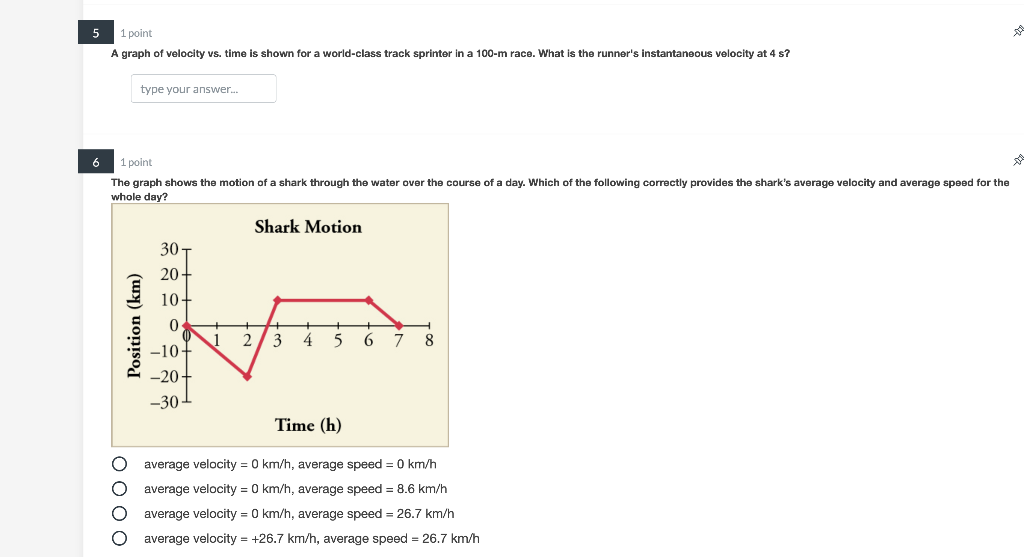 Solved 4 1 point Runner Velocity 14 12 10 8 Velocity (m/s) 2 | Chegg.com