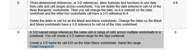 1.Three-dimensional references, or 3-D references, | Chegg.com