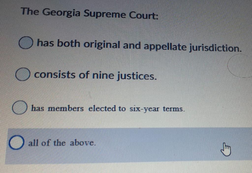 The supreme clearance court has original