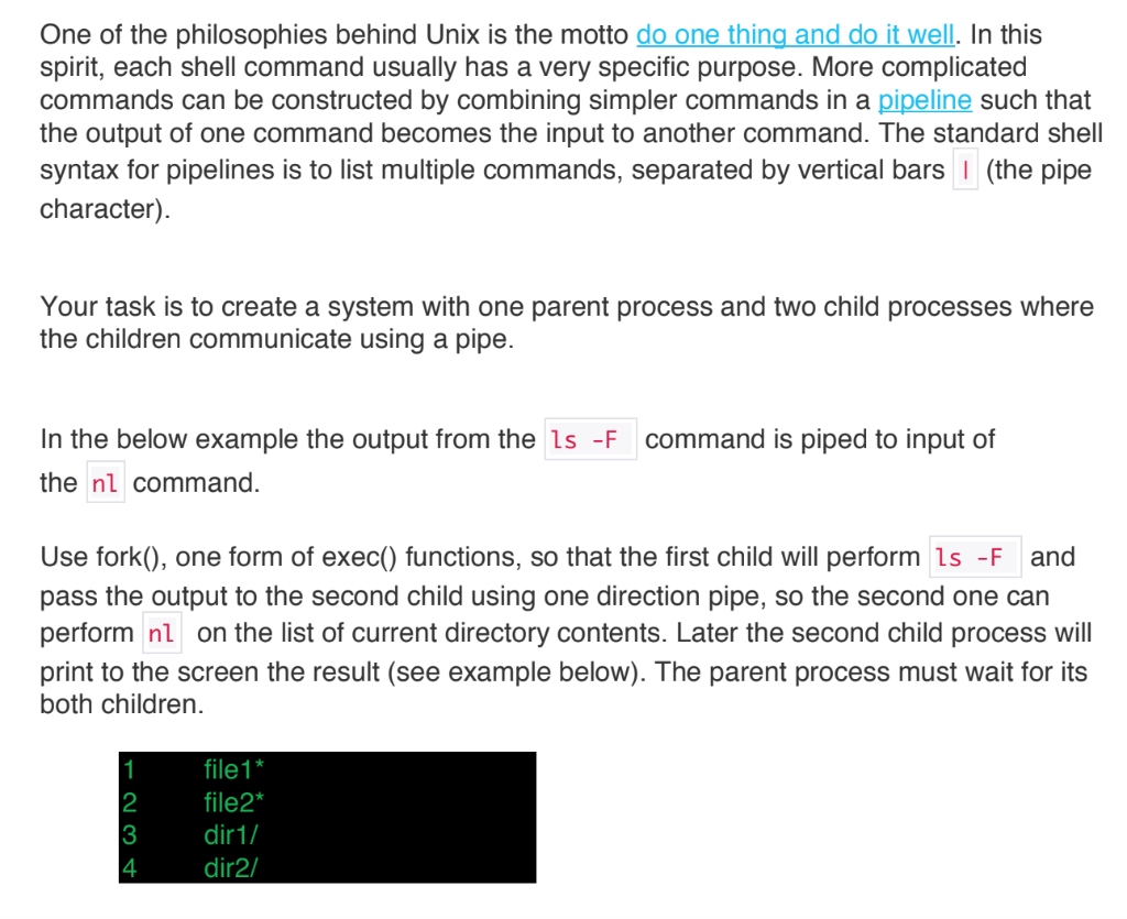 I need C code for LINUX platform. please give me | Chegg.com