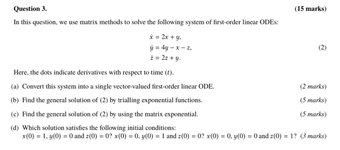 Solved Question 3. (15 marks) In this question, we use | Chegg.com