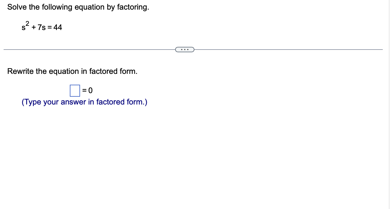 solve a 2 49 0 by factoring select the solution s