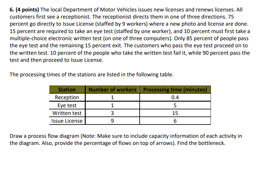 Solved The local Department of Motor Vehicles issues new | Chegg.com