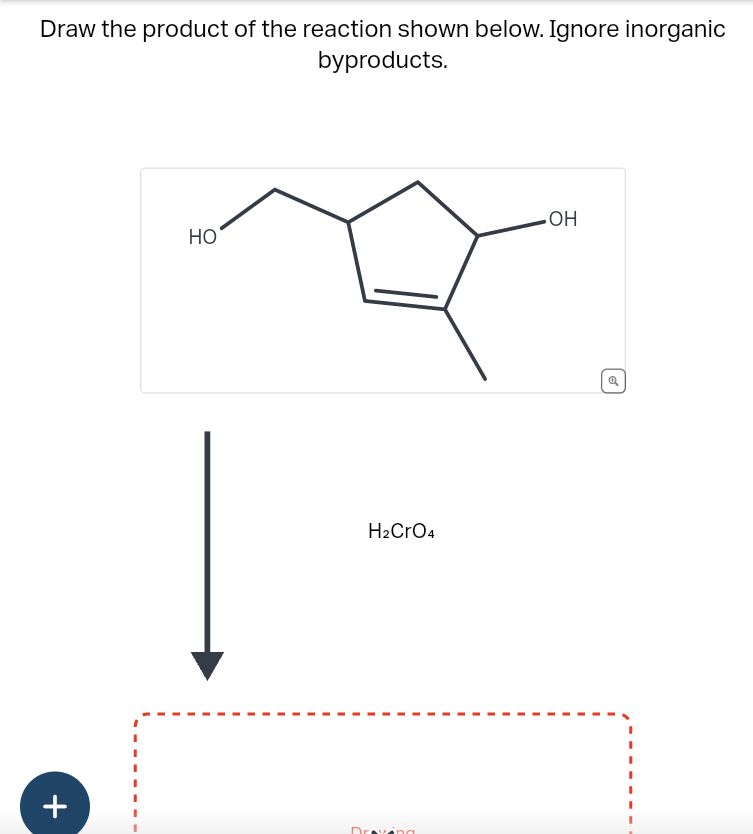 Solved Draw the product of the reaction shown below. Ignore