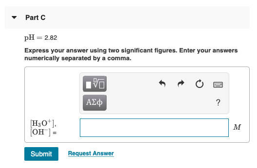 Solved Review Constants 1 Periodic Table Calculate H3o And