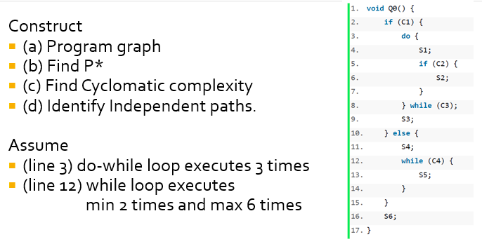 Solved Construct (a) Program graph (b) Find P∗ (c) Find | Chegg.com