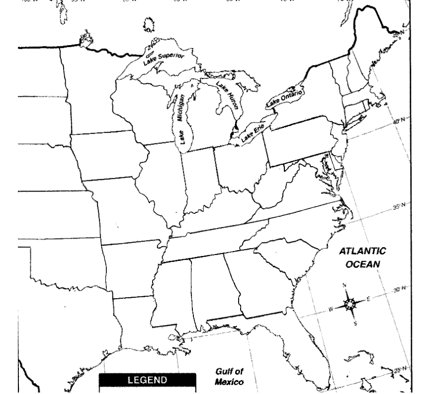 Solved Step1: Study the Physiographic Map of the United | Chegg.com