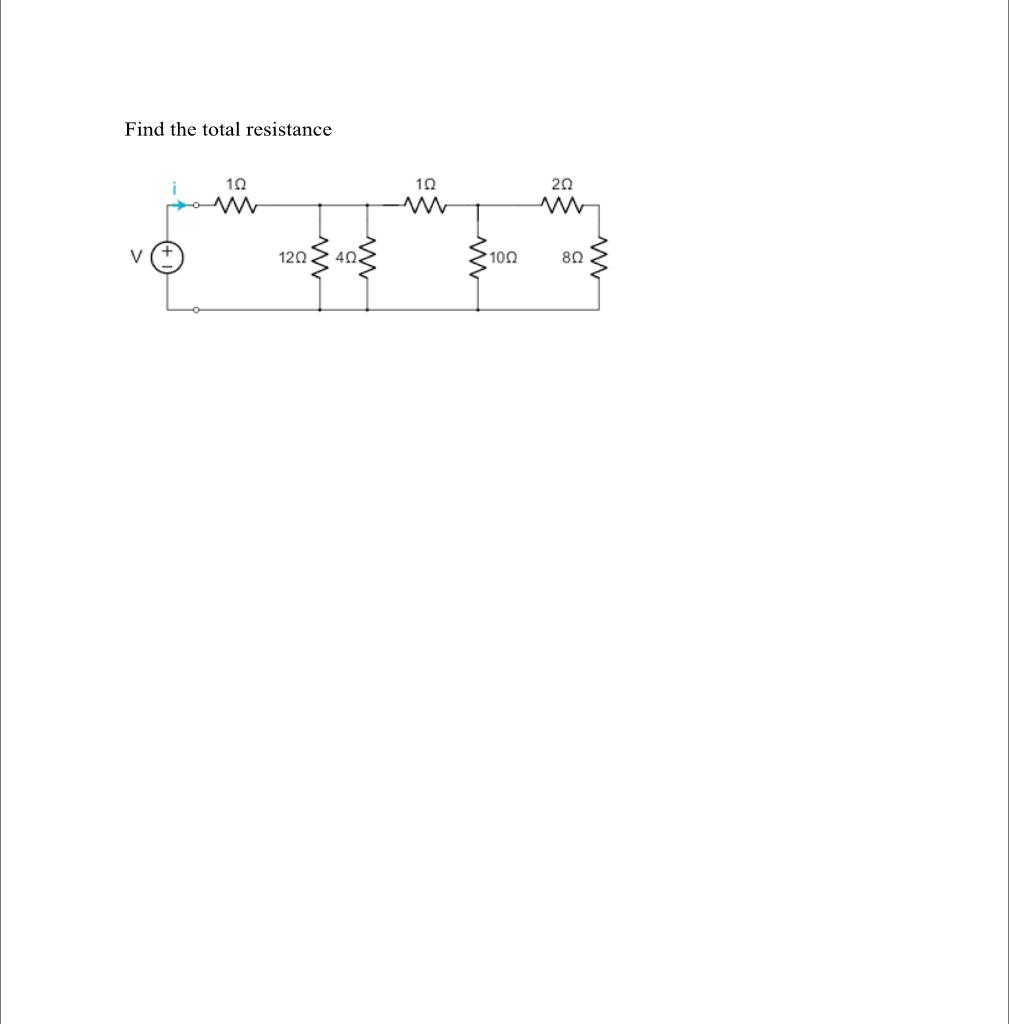 Solved Find The Total Resistance | Chegg.com