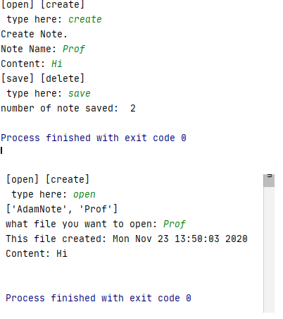 Solved Create a Python program that user can create file and | Chegg.com