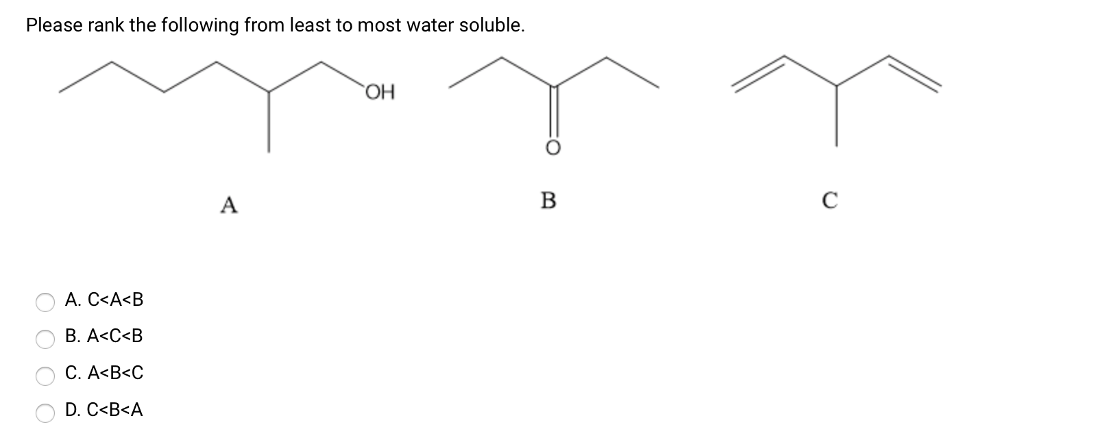 solved-please-rank-the-following-from-least-to-most-water-chegg